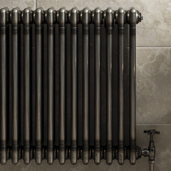 Keswick 600 x 1010mm Raw Metal (Lacquered) 3 Column Radiator - Image 5