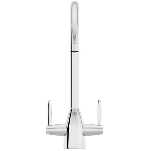 Schon Dual Lever Kitchen Mixer Tap   Chrome - Image 4