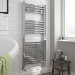 Cube Heated Towel Rail   Chrome (500 x 1100mm)