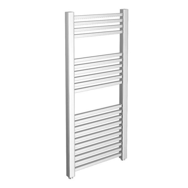 Cube Heated Towel Rail   Chrome (600 x 1100mm) - Image 3