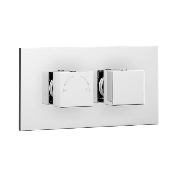 Milan Shower Bath + Concealed 1 Outlet Shower Pack (1700 L Shaped with Screen + Panel) - Image 2