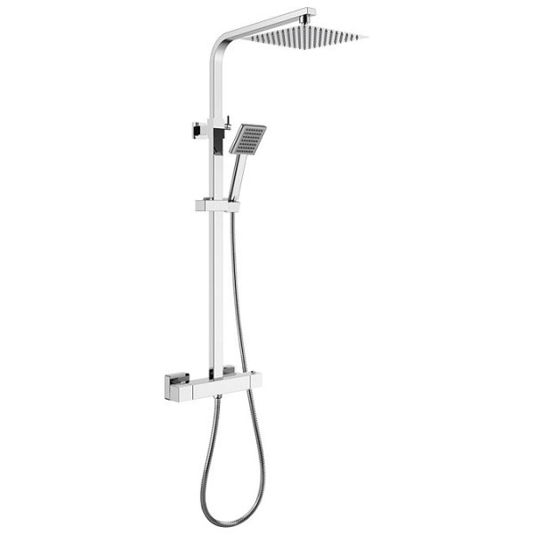 Milan Shower Bath + Exposed Shower Pack (1700 L Shaped with Screen + Panel) - Image 4