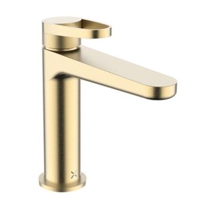 Crosswater Lazo Basin Monobloc Tap   Brushed Brass