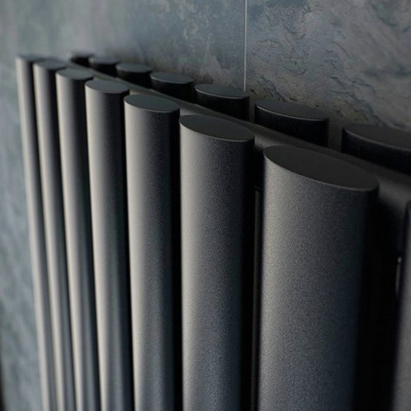 The Heating Co. Salvador 1600 x 480mm Anthracite Grey Double Vertical Radiator - Image 3
