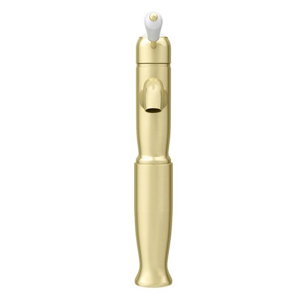 Lancaster Traditional Brushed Brass Tall Mono Basin Mixer - Image 5
