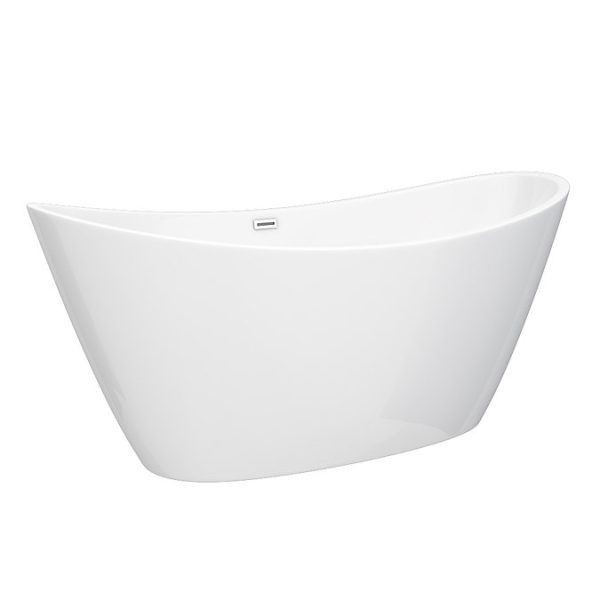 Sofia 1700 x 800mm Modern Double Ended Freestanding Bath - Image 4