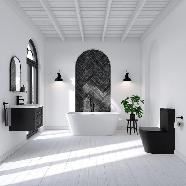Brooklyn 1500 x 750mm Small Double Ended Free Standing Bath - Image 3