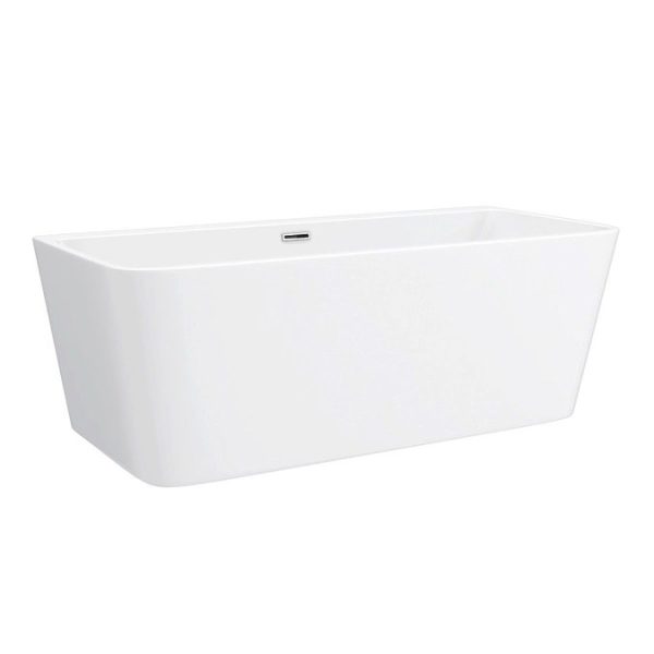 Orion Back To Wall Modern Square Bath (1700 x 740mm) - Image 3