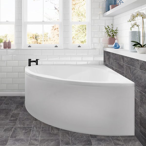 Laguna Corner Shower Bath with Screen + Panel - Image 5