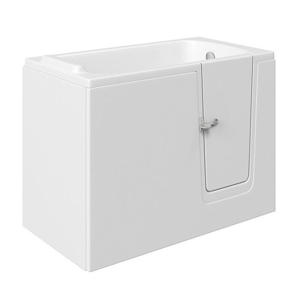Milton Walk In 1210mm Deep Soak Bath inc. Front + End Panels - Image 2