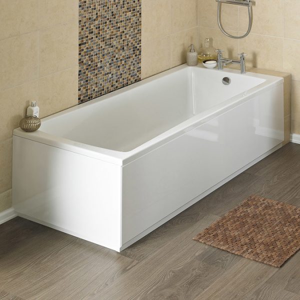 Linton Square Single Ended Acrylic Bath - Image 2