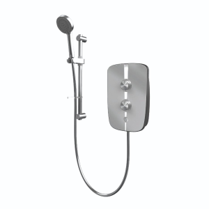Aqualisa Lumi+ Electric Shower 10.5kW   Mirrored & Chrome
