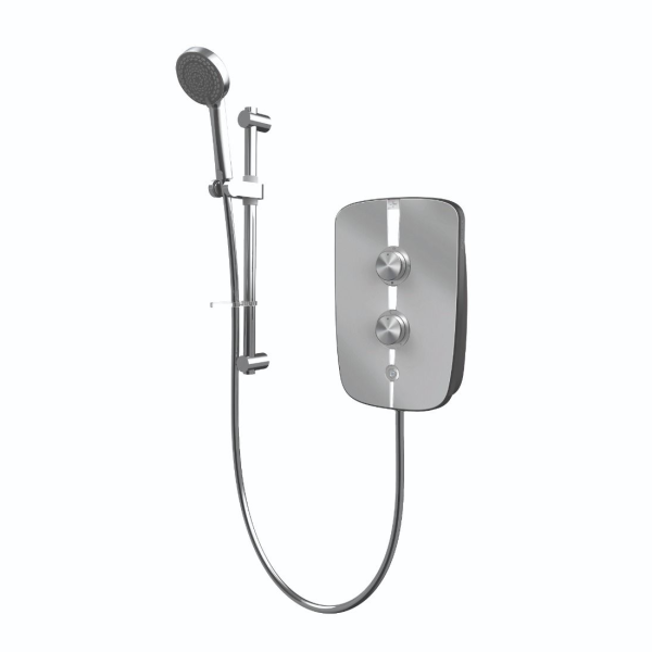 Aqualisa Lumi+ Electric Shower 10.5kW   Mirrored & Chrome