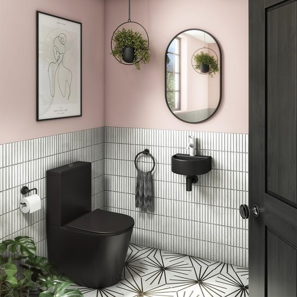 Lancaster Traditional Matt White Single Lever Mono Basin Mixer Tap - Image 2