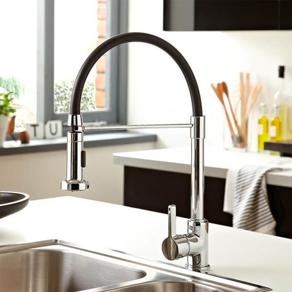 Bristan   Liquorice Monobloc Kitchen Sink Mixer with Pull Out Spray - Image 3