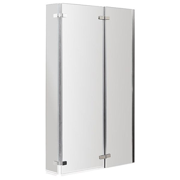 Milan Shower Bath   1500mm L Shaped with Double Hinged Screen + Panel - Image 3
