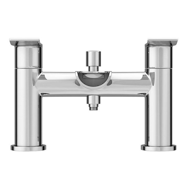 Luna Waterfall Bath Shower Mixer with Shower Kit   Chrome - Image 4