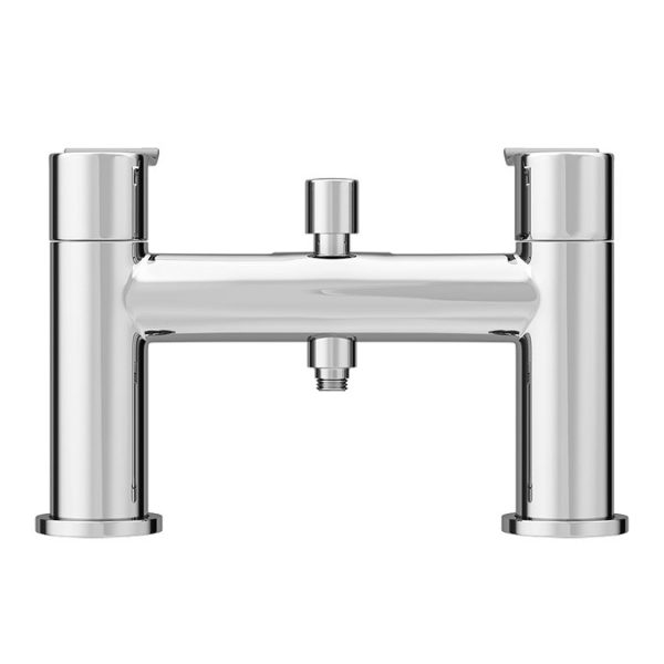 Luna Waterfall Bath Shower Mixer with Shower Kit   Chrome - Image 2
