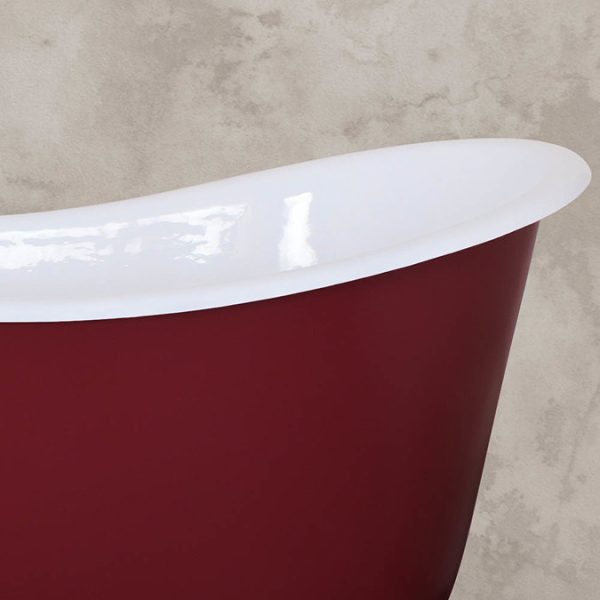 Carron Shelley 0TH Cast Iron Bath (1370x730mm) with Feet - Image 3