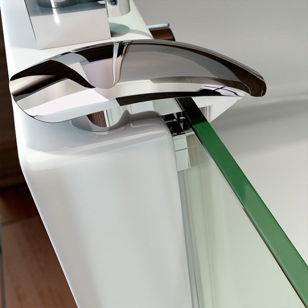 Milton Luxury Walk In 1800mm Bath inc. Screen, Fold Down Seat, Front + End Panels - Image 6