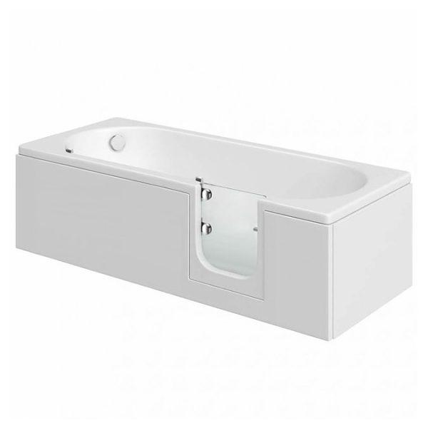 Milton Luxury Walk In 1700mm Bath inc. Front + End Panels - Image 2