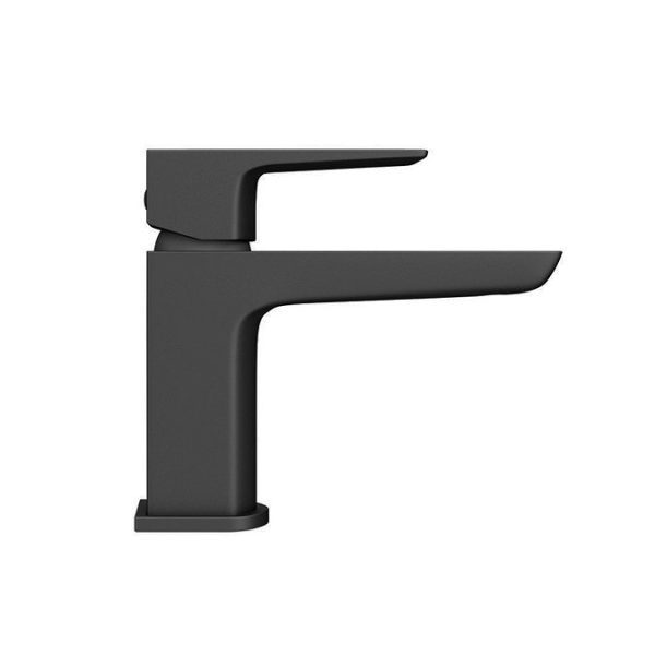 Mileto Matt Black Cloakroom Mini Basin Mixer Tap - Image 3