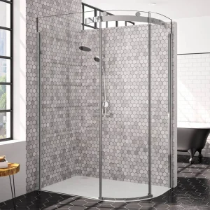 Merlyn 10 Series 1400 x 800mm RH 1 Door Offset Quadrant Enclosure