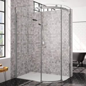 Merlyn 10 Series 1200 x 900mm RH 1 Door Offset Quadrant Enclosure