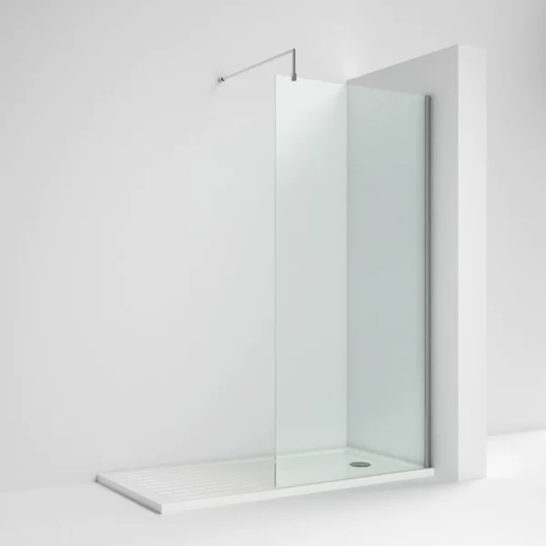 Milton 1700 x 800 Wet Room (1100mm Screen, Support Bar + Tray)