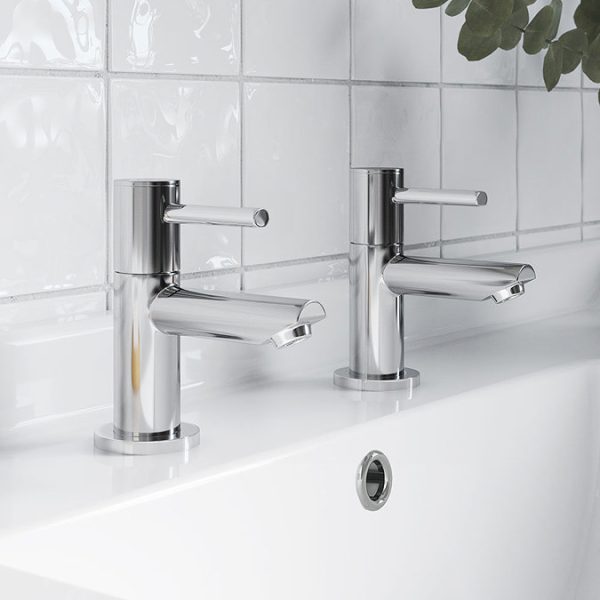 Nuie Series 2 Basin Taps   Chrome - Image 2