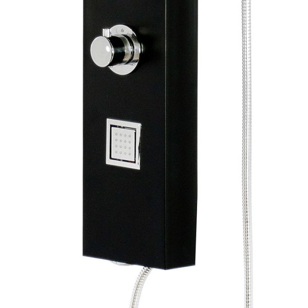 Maverick Tower Shower Panel (Thermostatic) Black - Image 5
