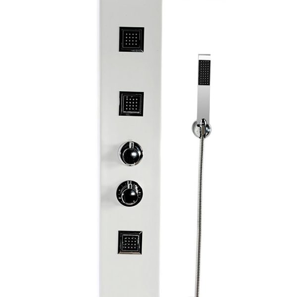 Maverick Tower Shower Panel (Thermostatic) White - Image 4