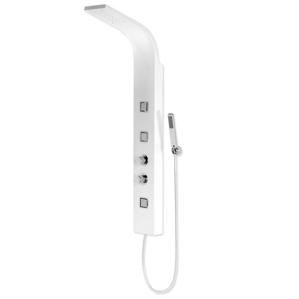 Maverick Tower Shower Panel (Thermostatic) White - Image 2