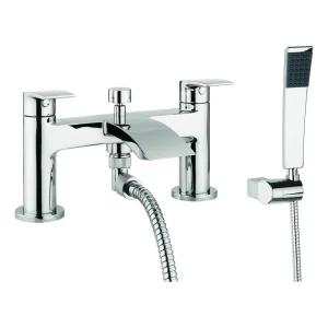 Crosswater   Flow Dual Lever Bath Shower Mixer with Kit