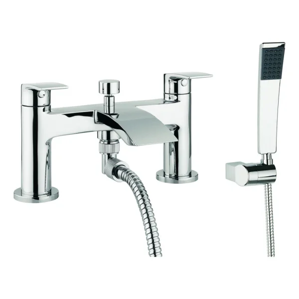 Crosswater   Flow Dual Lever Bath Shower Mixer with Kit
