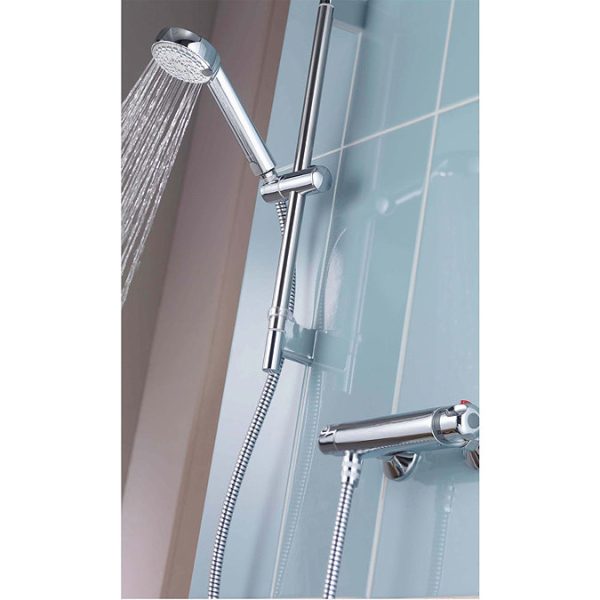 Aqualisa   Midas 100 Exposed Thermostatic Bar Valve with Slide Rail Kit - Image 5