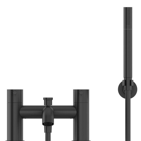 Mode Harrison Black Bath Shower Mixer Tap - Image 4
