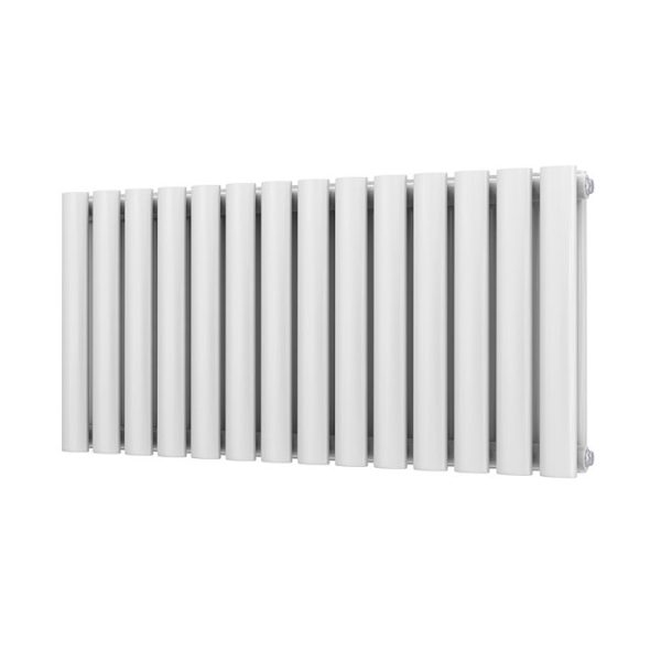 Metro Horizontal Radiator   White   Double Panel (400mm High) 826mm Wide - Image 4