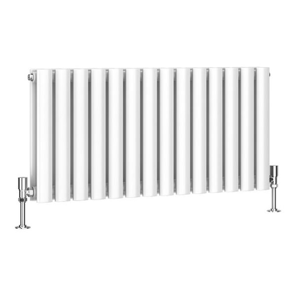 Metro Horizontal Radiator   White   Double Panel (400mm High) 826mm Wide - Image 5