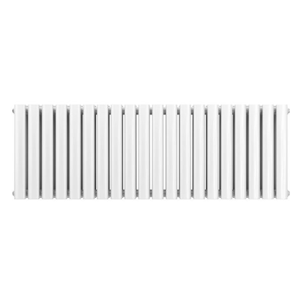 Metro Horizontal Radiator   White   Double Panel (400mm High) 1180mm Wide - Image 3