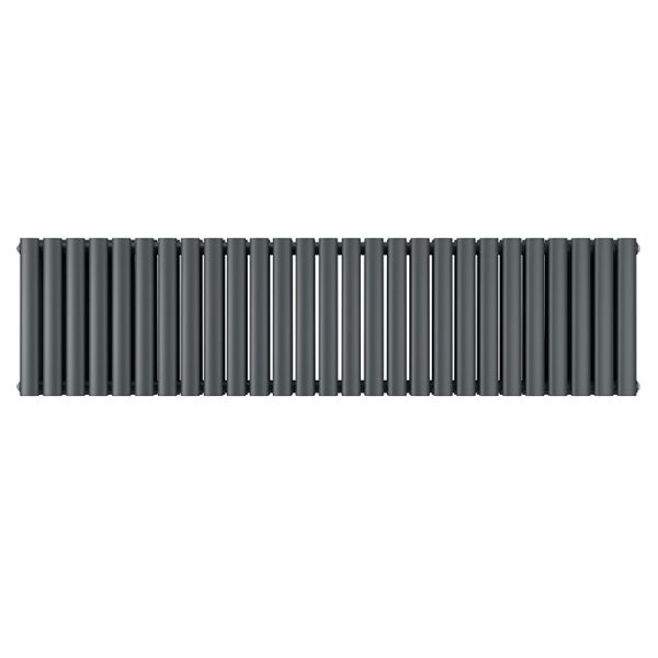 Metro Horizontal Radiator   Anthracite   Double Panel (400mm High) 1593mm Wide - Image 3