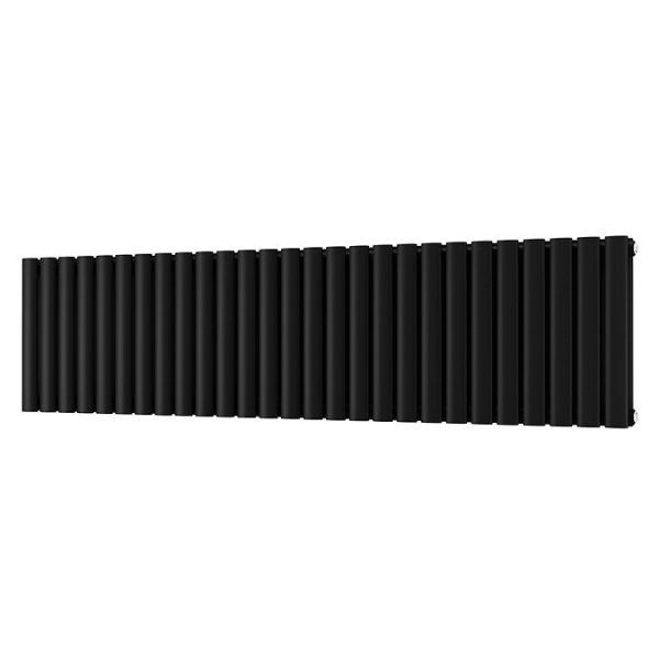 Metro Horizontal Radiator   Matt Black   Double Panel (400mm High) 1593mm Wide - Image 5