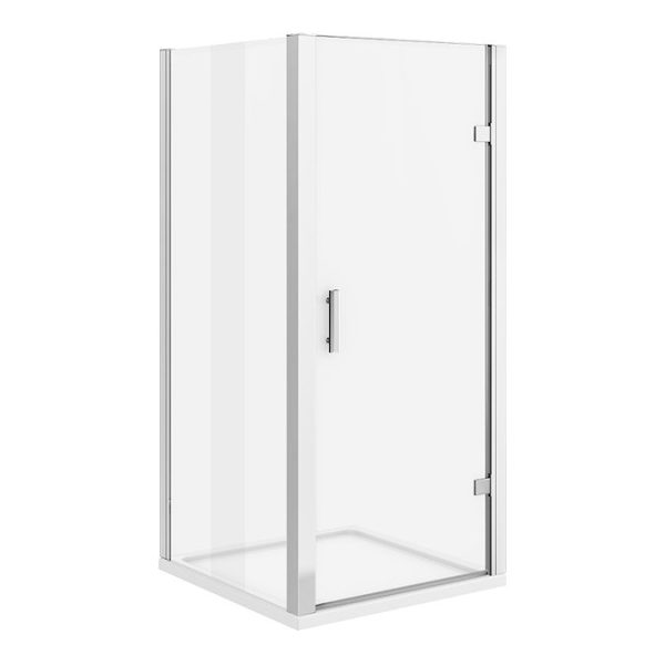 Toreno 8mm Square Hinged Door Shower Enclosure   Easy Fit - Image 2