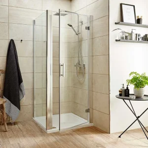 Toreno 8mm Square Hinged Door Shower Enclosure   Easy Fit