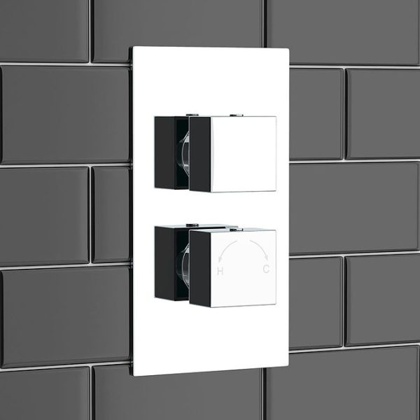 Milan Shower Bath + Concealed 1 Outlet Shower Pack (1700 L Shaped with Screen + Panel) - Image 6