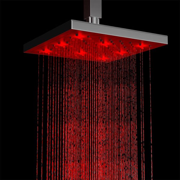Milan Modern LED Thermostatic Shower Chrome - Image 4