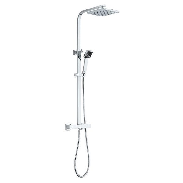 Milan Modern LED Thermostatic Shower Chrome - Image 3