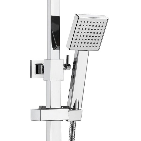 Milan Low Pressure Thermostatic Shower with Cool Touch   Chrome - Image 3