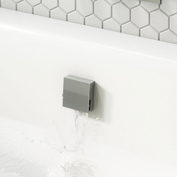 Milan 2 Outlet Shower System (Fixed Shower Head + Overflow Bath Filler) - Image 2