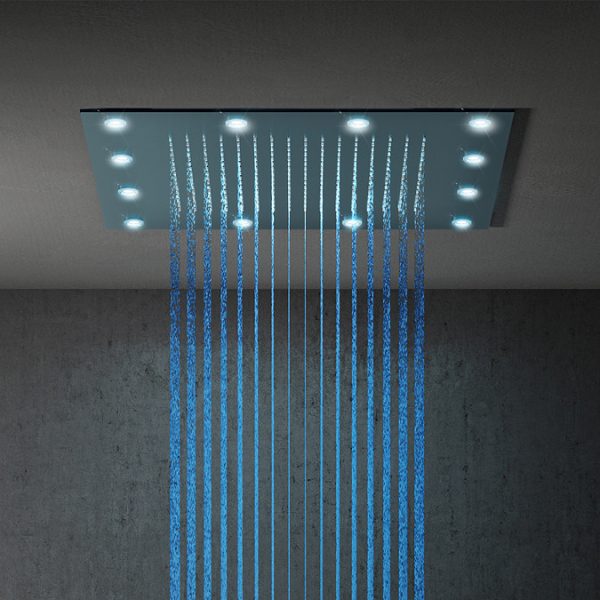 Milan 400mm LED Square Shower Package with Concealed Valve - Image 6
